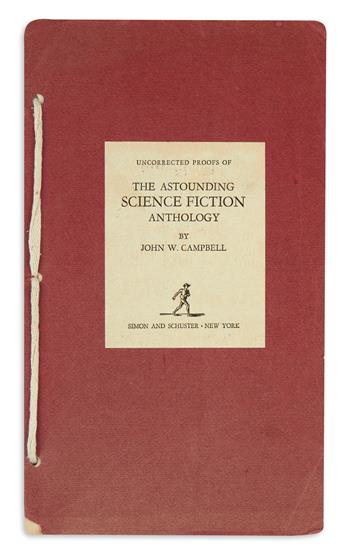 (SCIENCE FICTION.) Campbell, John, Jr. (ed.). The Astounding Science Fiction Anthology.